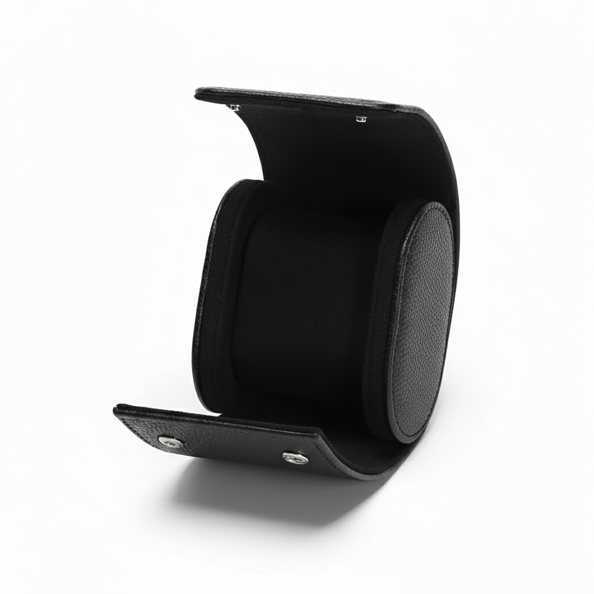 Case Premium em Couro Preto 1 Slot - Pablo Raez