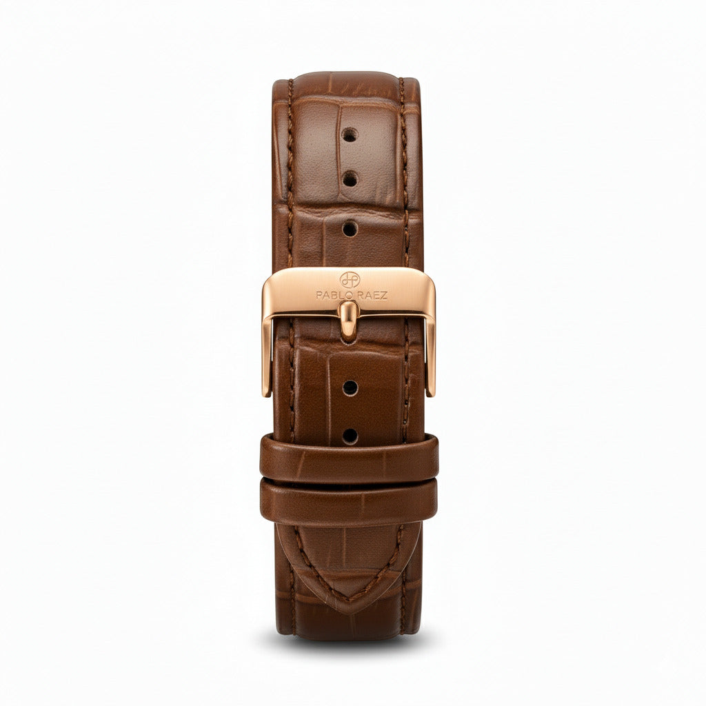 HOUSTON RAEZ BROWN/GOLD 42MM