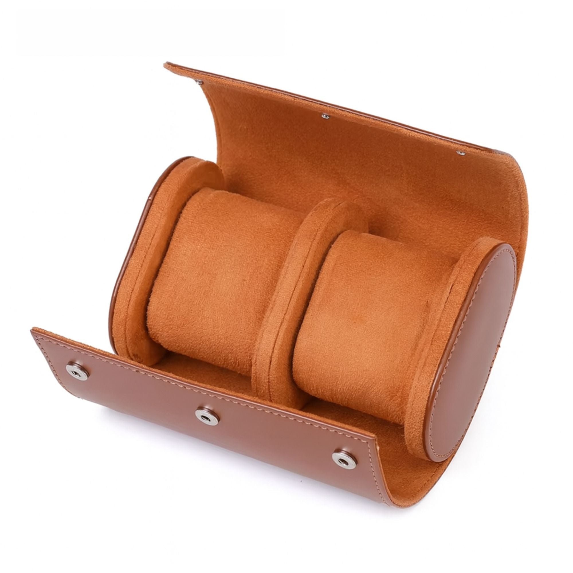 Case Premium em Couro Marrom 2 Slots - Pablo Raez
