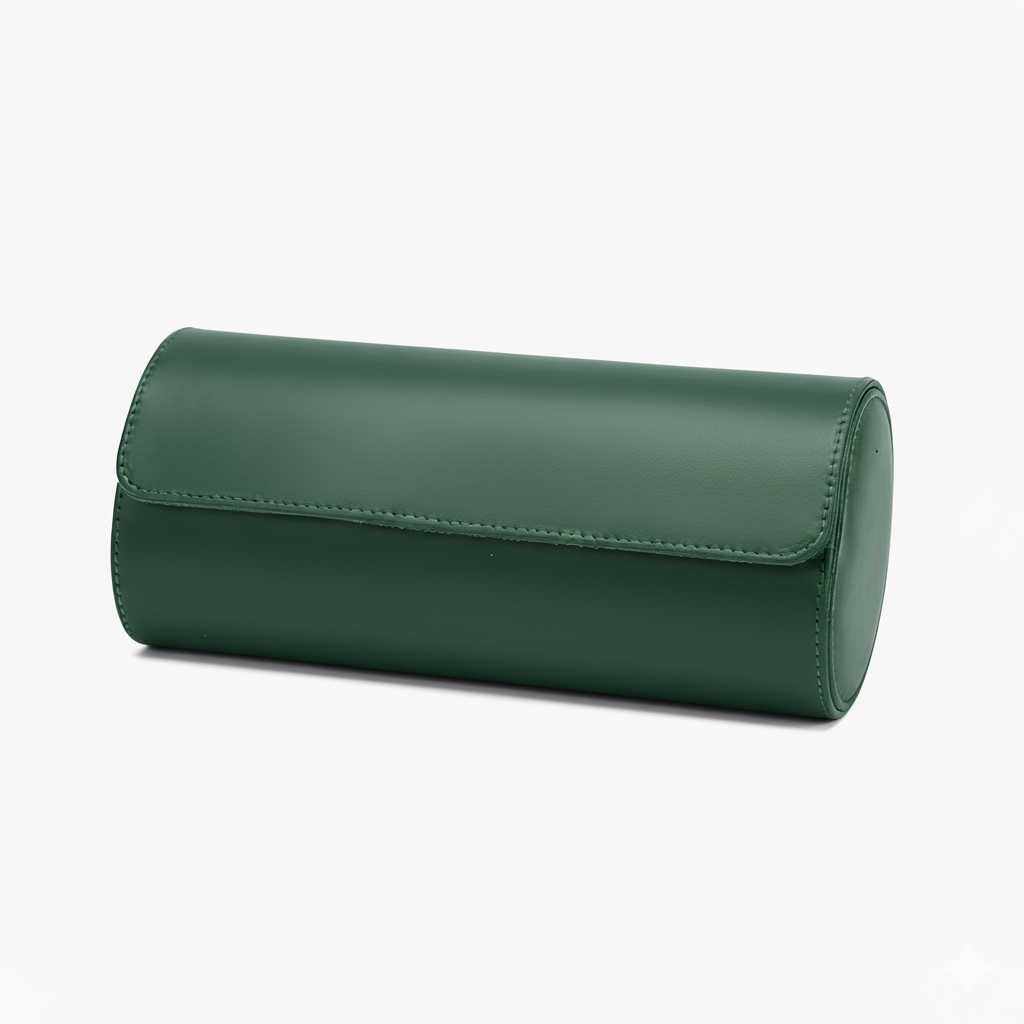 Case Premium em Couro Verde 3 Slots - Pablo Raez