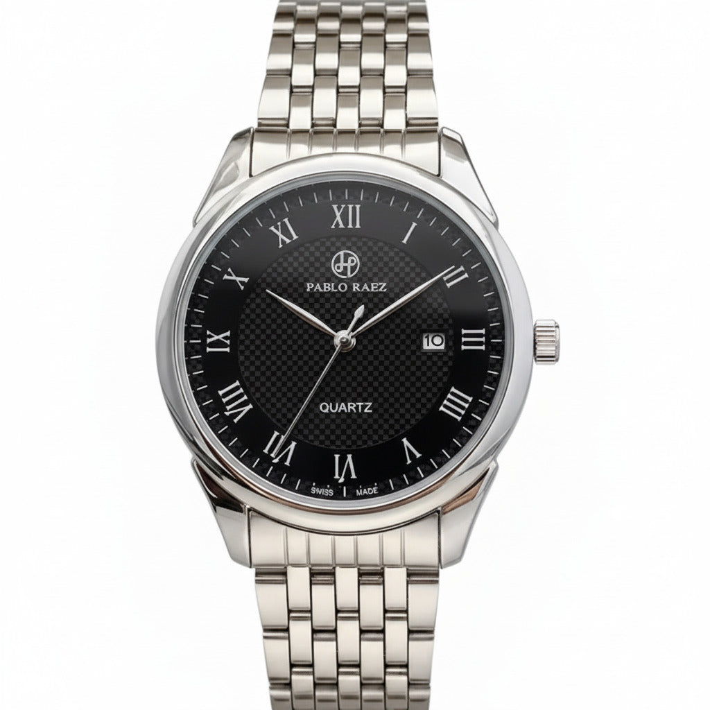 CLASSIC RAEZ SILVER/BLACK 40MM