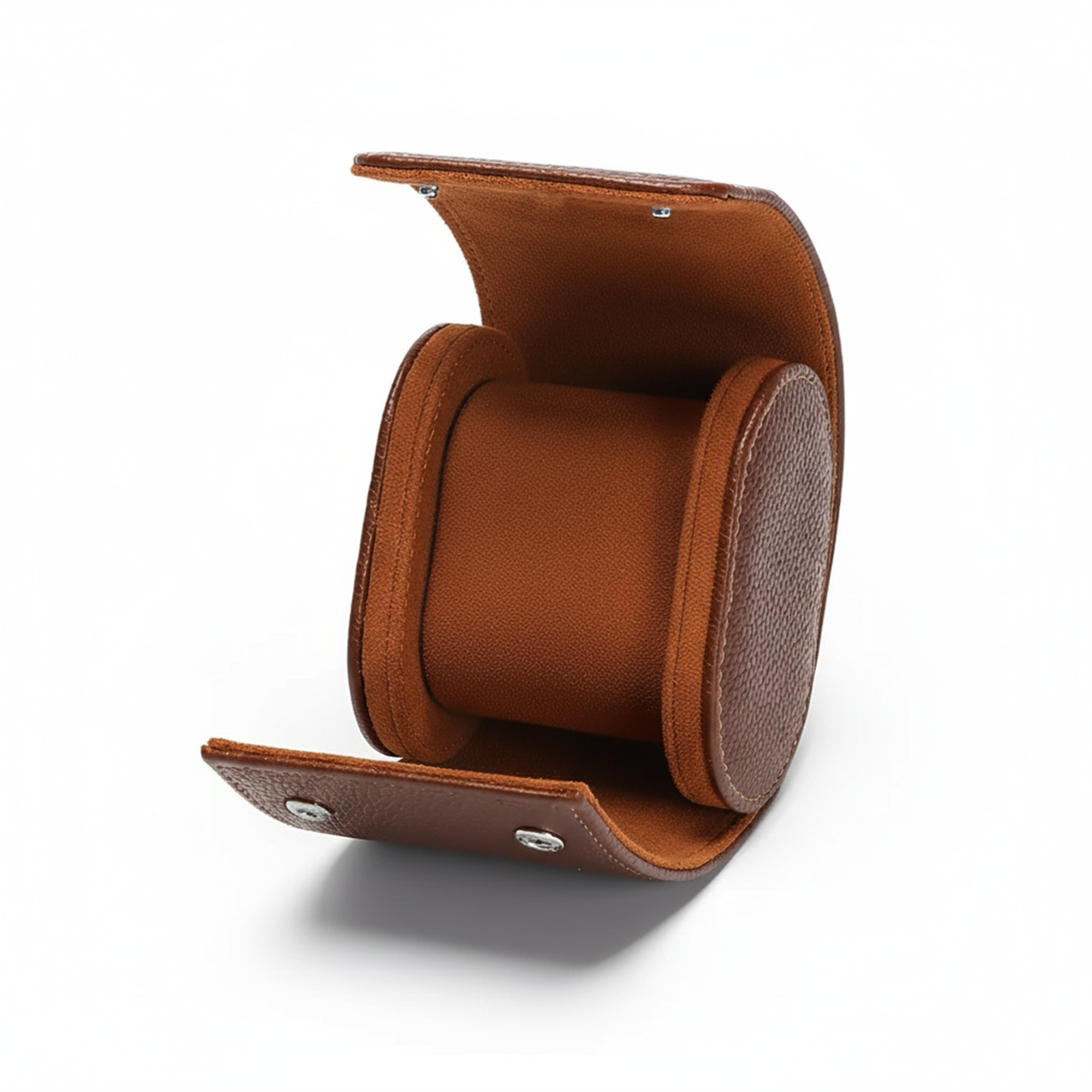 Case Premium em Couro Marrom 1 Slot - Pablo Raez