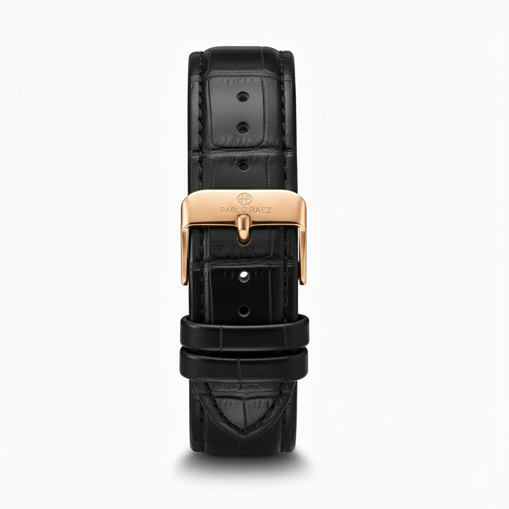 HOUSTON RAEZ BLACK/GOLD 42MM