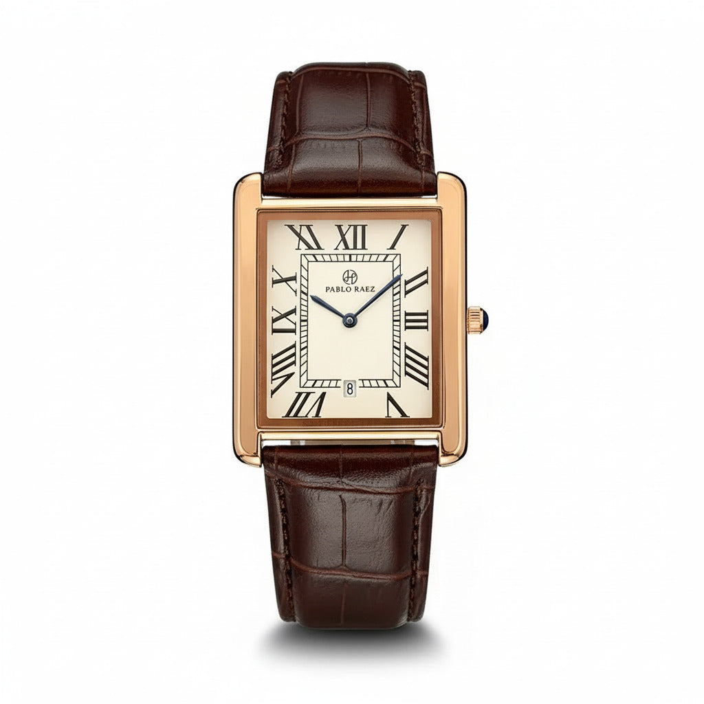 HOUSTON RAEZ BROWN/GOLD 42MM
